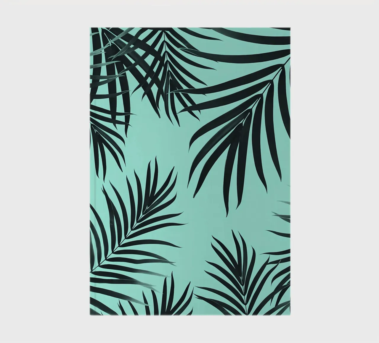 Palm Leaves Pattern 7 notebook by Nicholas Campbell