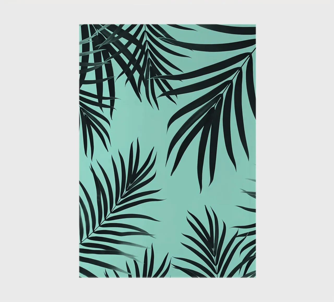 Palm Leaves Pattern 7 notebook by Nicholas Campbell