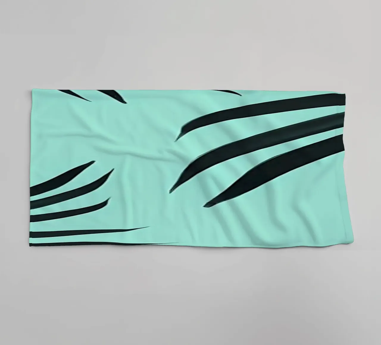 Palm Leaves Pattern 7 towel by Nicholas Campbell