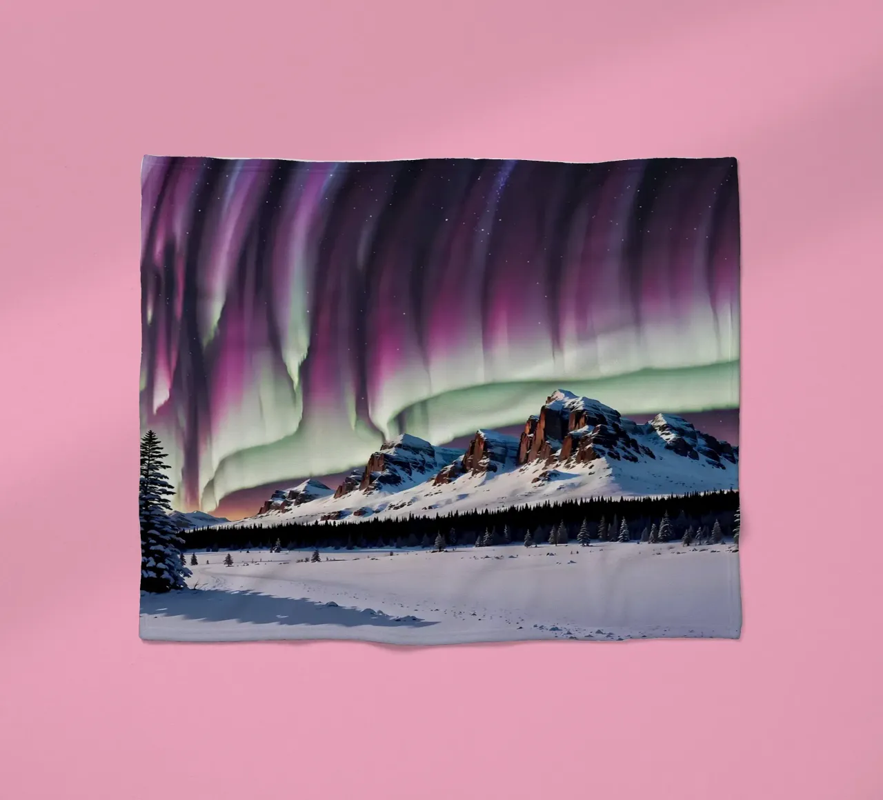 L'aurora boreale coperta in pile da Matthew Katz