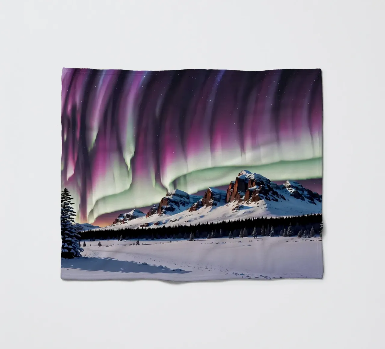 L'aurora boreale coperta in pile da Matthew Katz