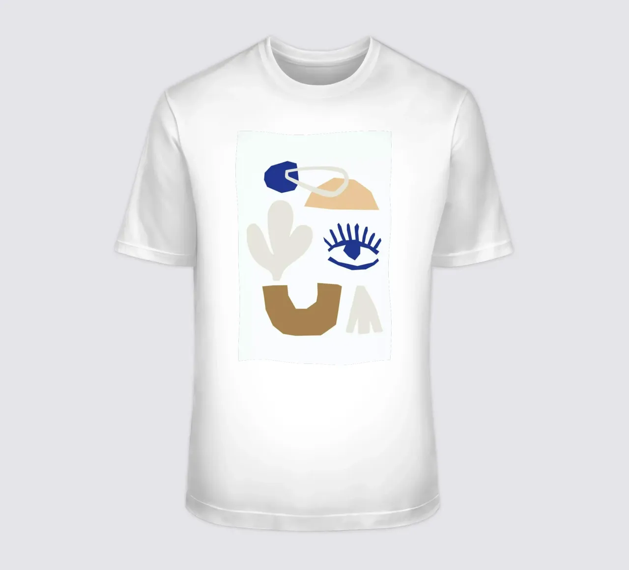 Abstract Shapes No 2 t-shirt da KRUTH DESIGN