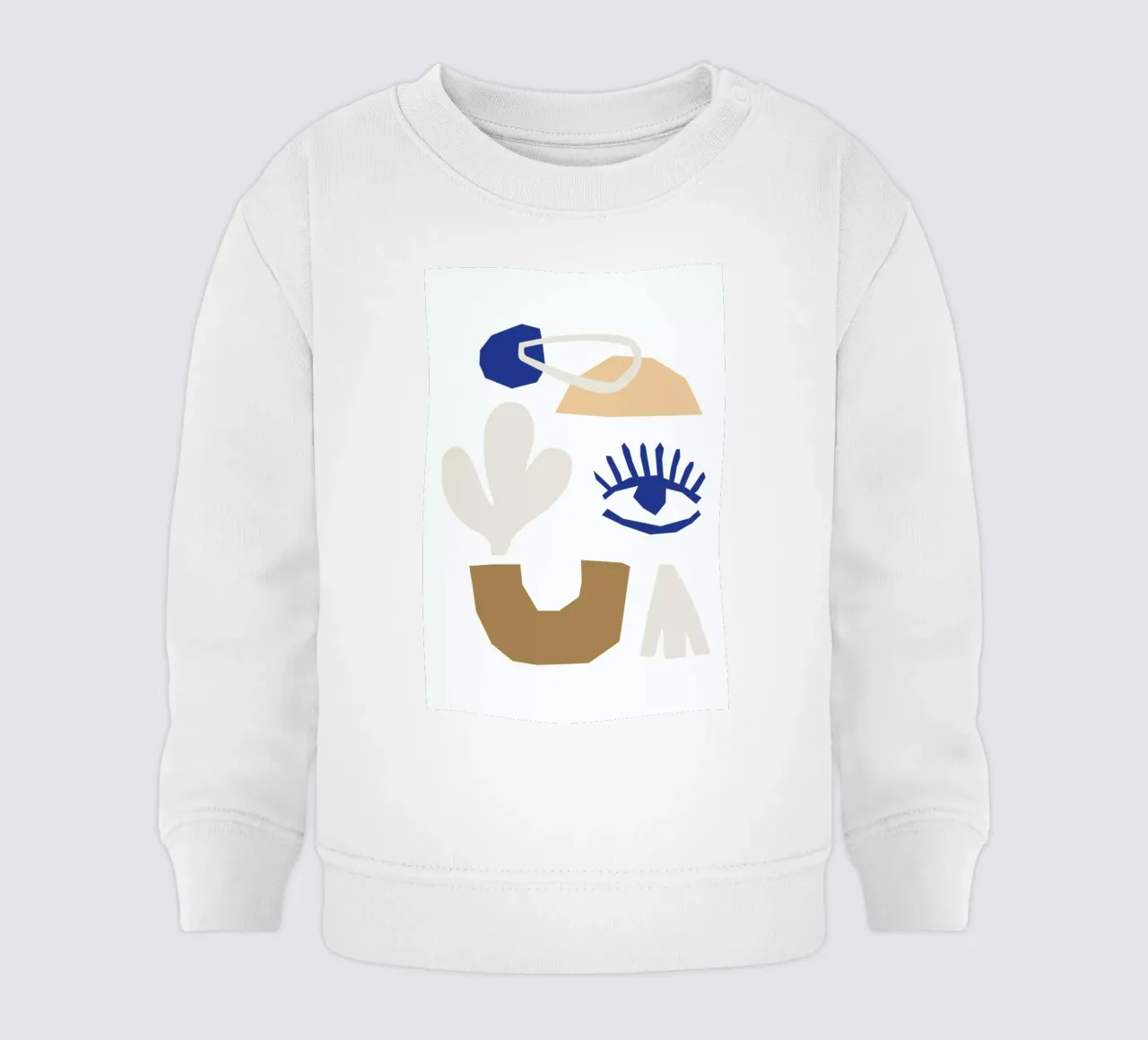 Abstract Shapes No 2 felpa neonato da KRUTH DESIGN