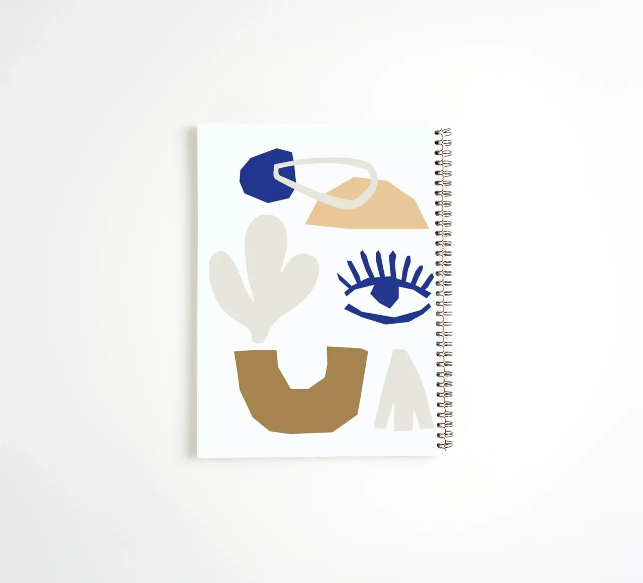 Abstract Shapes No 2 spiral notebook by KRUTH DESIGN