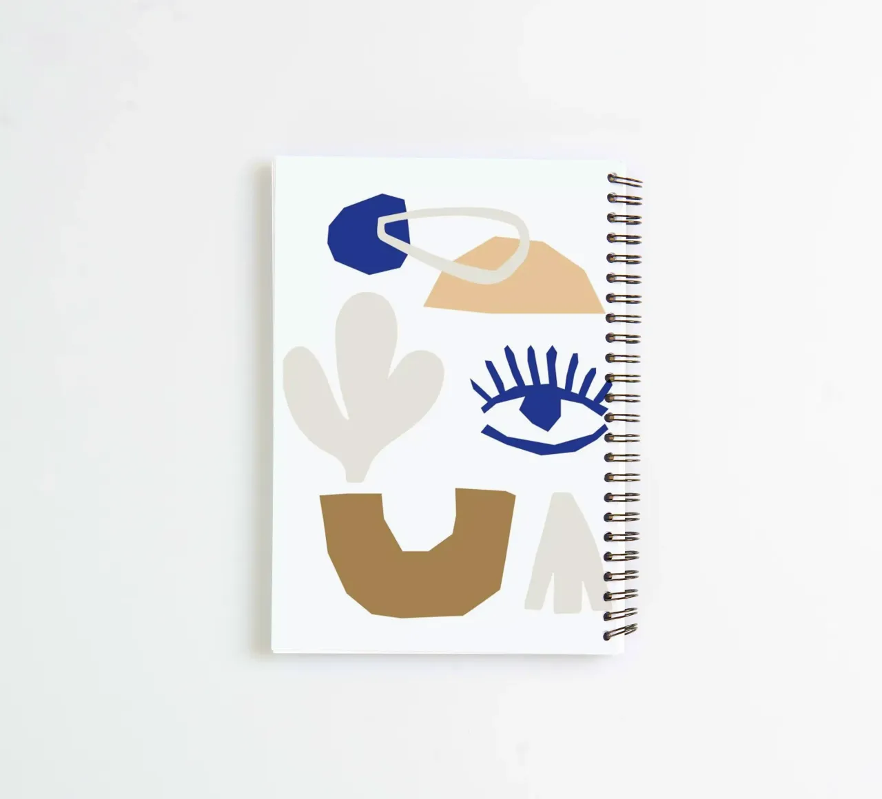 Abstract Shapes No 2 spiral notebook by KRUTH DESIGN