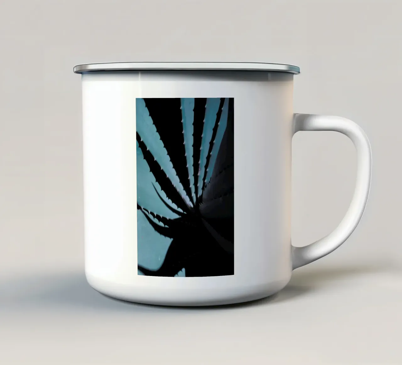 Aloe 02 tazza in smalto da Froilein Juno
