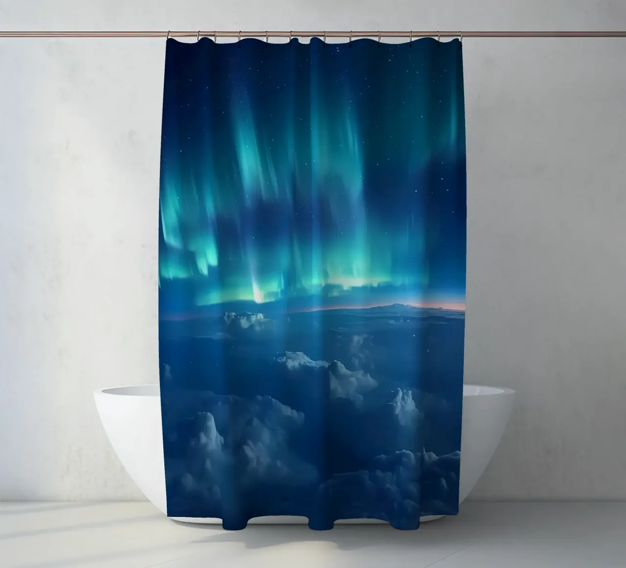 L'aurora boreale tenda da doccia da Matthew Katz