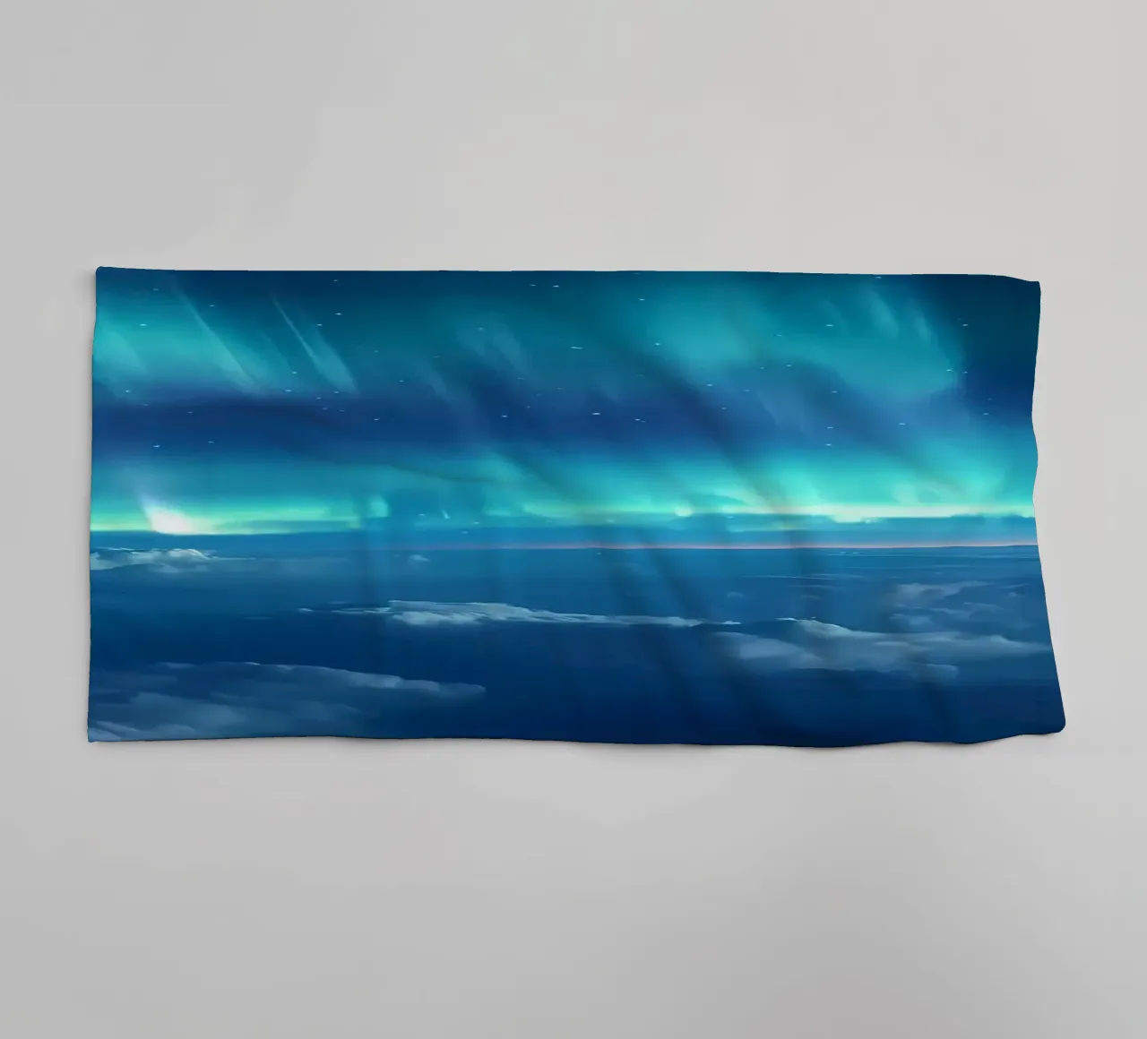 L'aurora boreale asciugamano da bagno da Matthew Katz