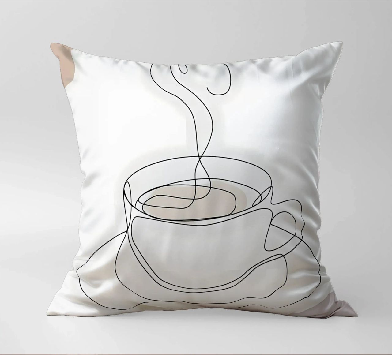 Tazza da caffè fumante cuscino da Aiden Garcia