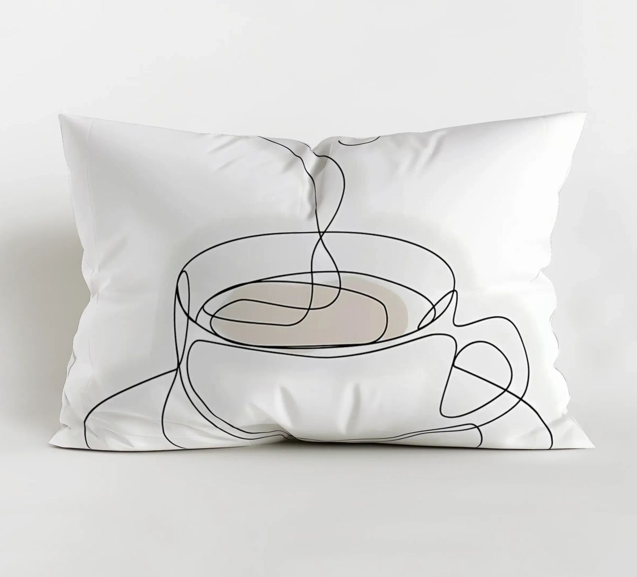 Tazza da caffè fumante cuscino da Aiden Garcia