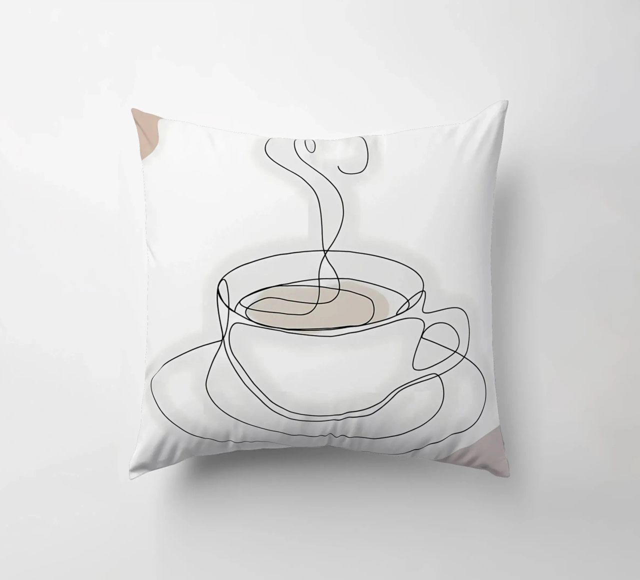 Tazza da caffè fumante cuscino da Aiden Garcia