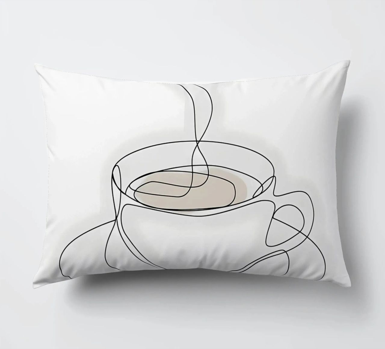Tazza da caffè fumante cuscino da Aiden Garcia