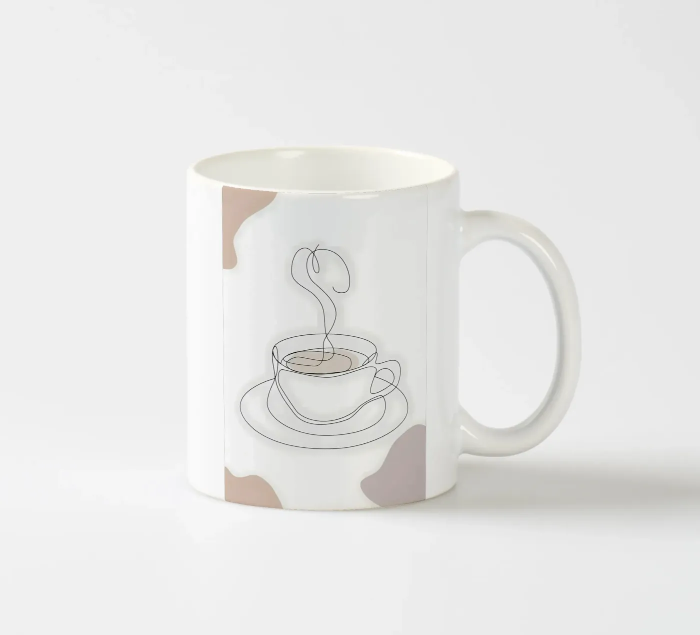 Steaming Caffee Mug ceramic mug by Aiden Garcia