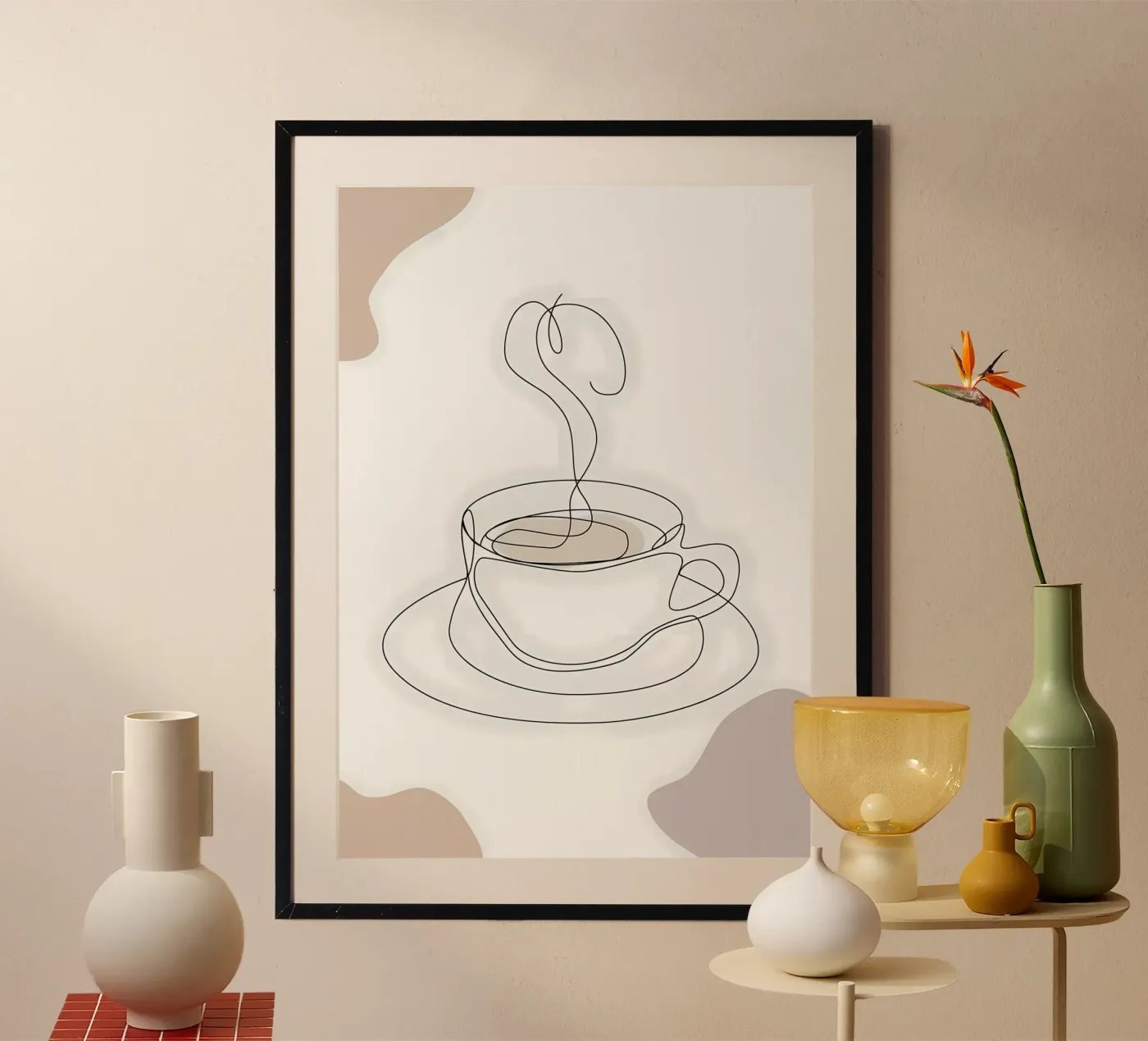Steaming Caffee Mug poster by Aiden Garcia