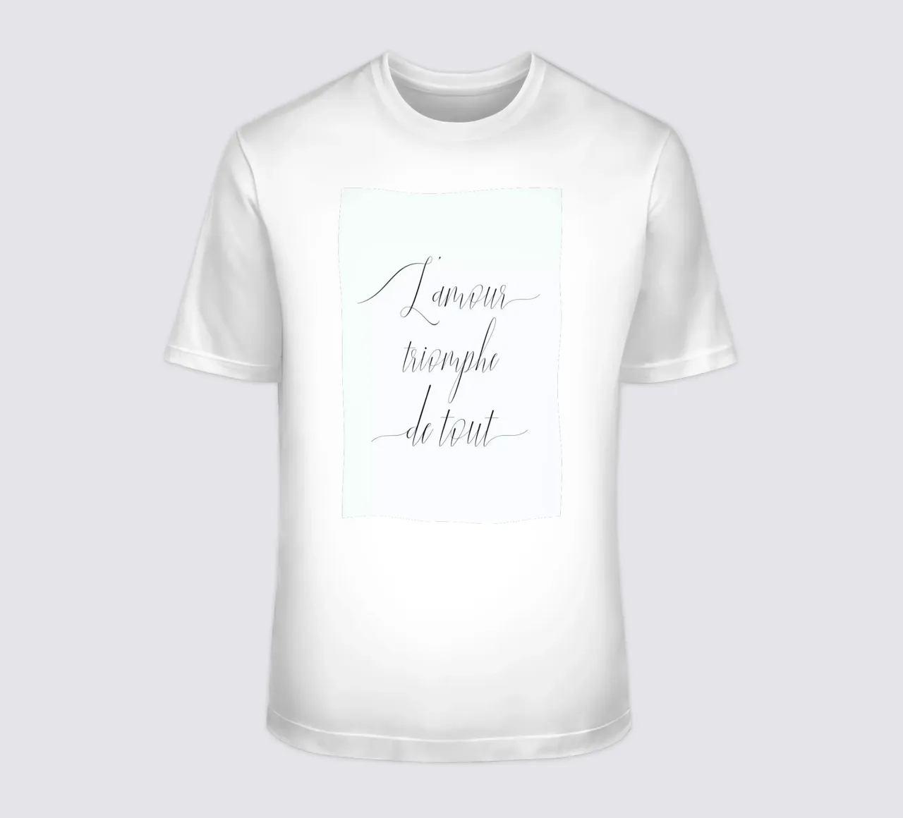 L'amour triomphe T-Shirt von typed