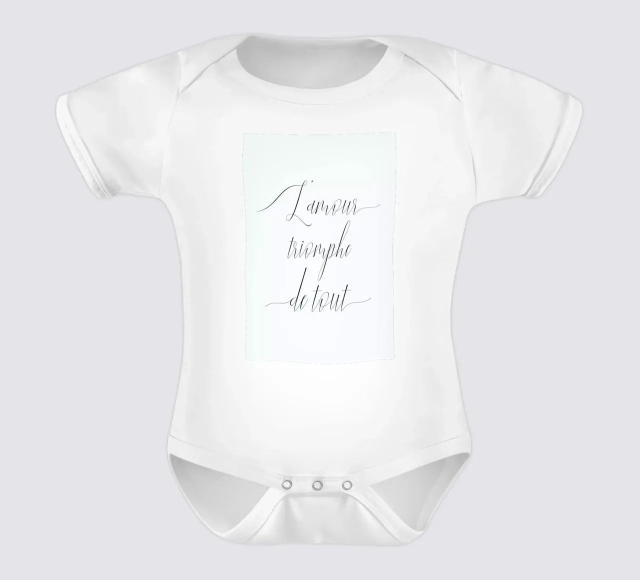 L'amour triomphe body neonato maniche corte da typed