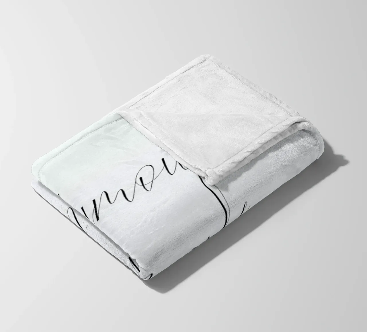 L'amour triomphe coperta in pile da typed