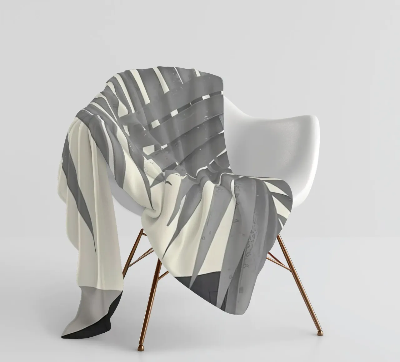 Forme astratte Palm 2 coperta in pile da Nicholas Campbell
