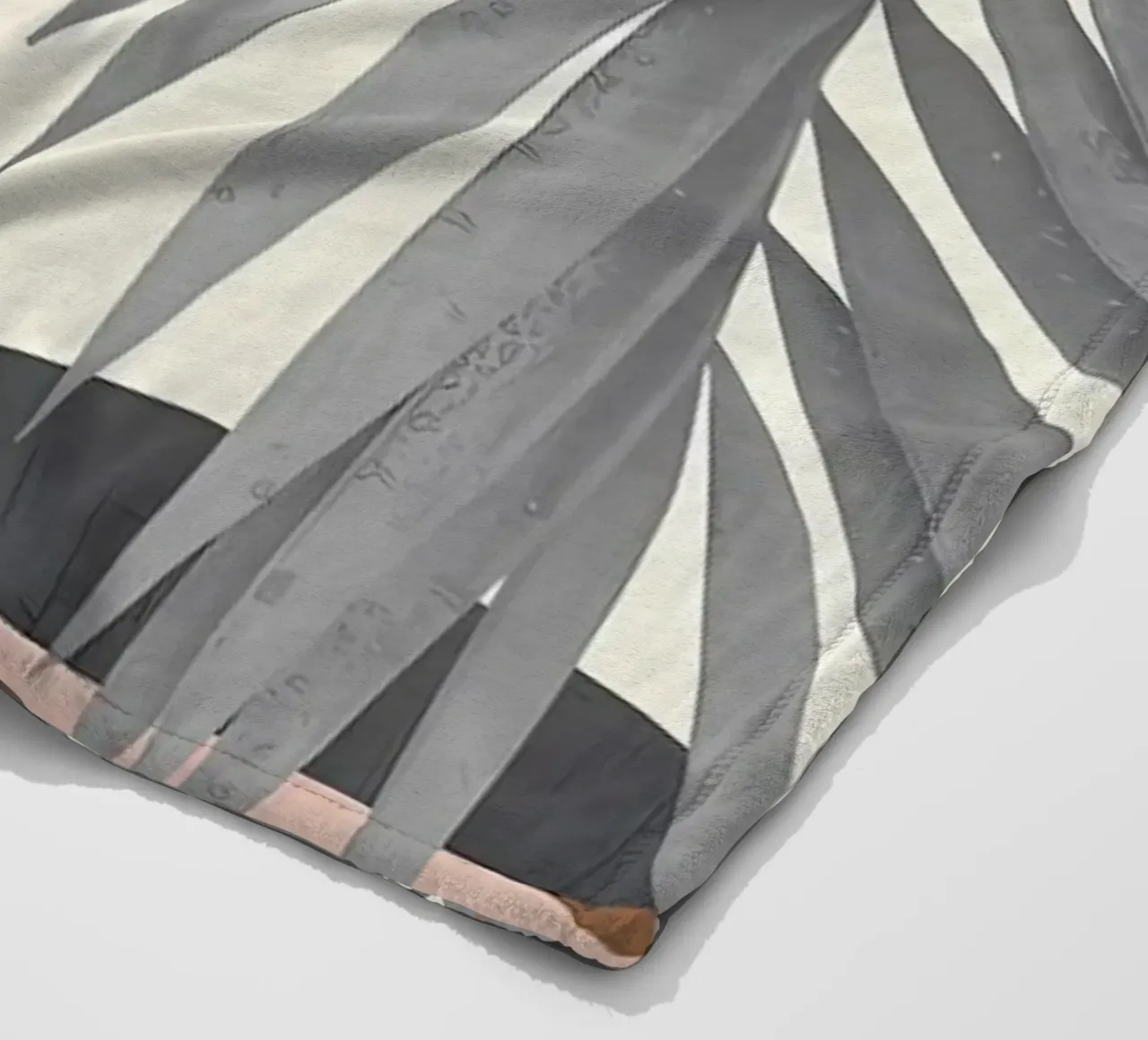 Forme astratte Palm 2 coperta in pile da Nicholas Campbell