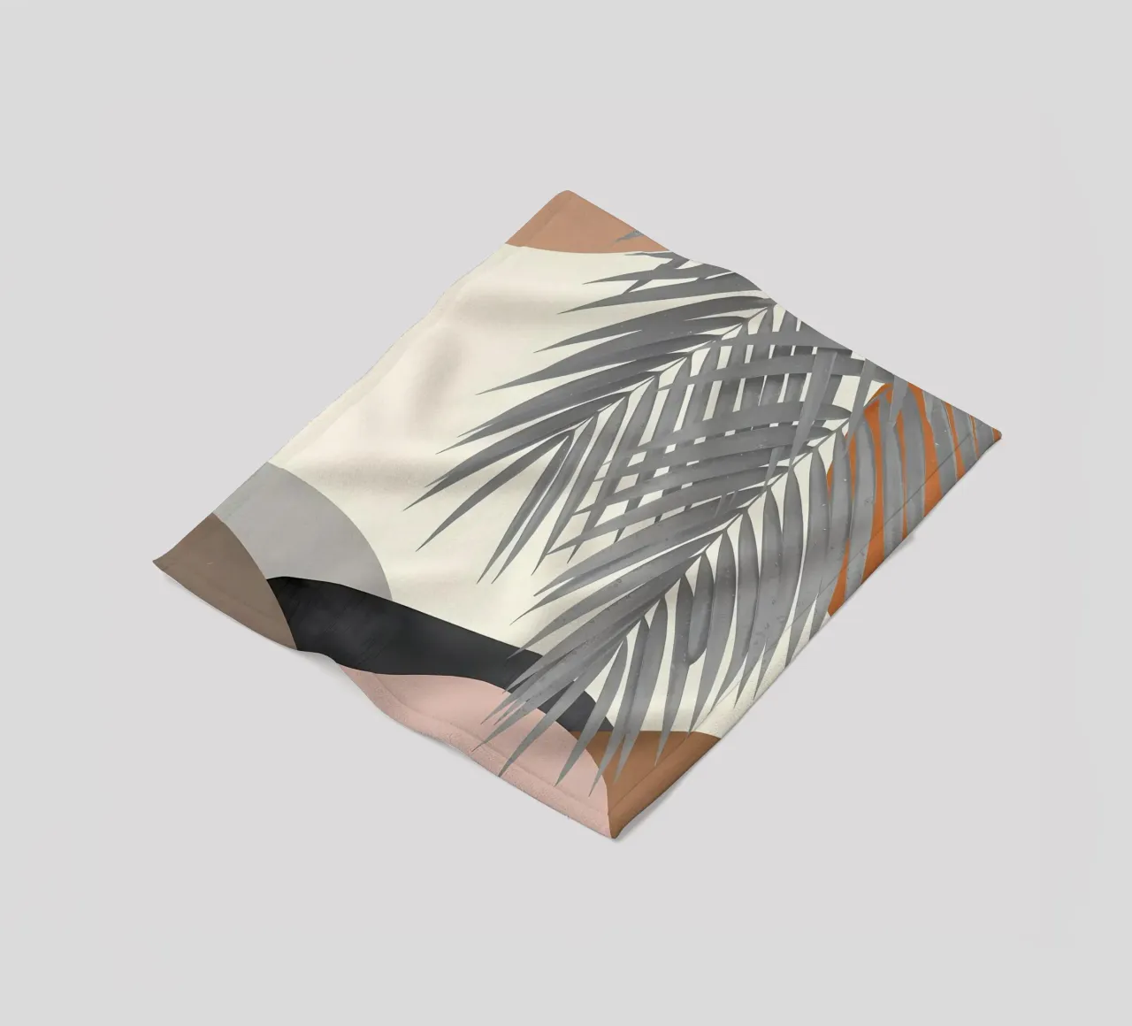 Forme astratte Palm 2 coperta in pile da Nicholas Campbell