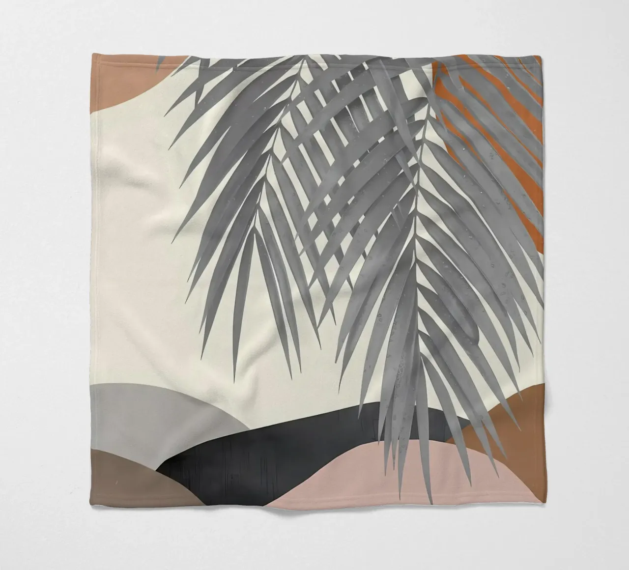 Forme astratte Palm 2 coperta in pile da Nicholas Campbell