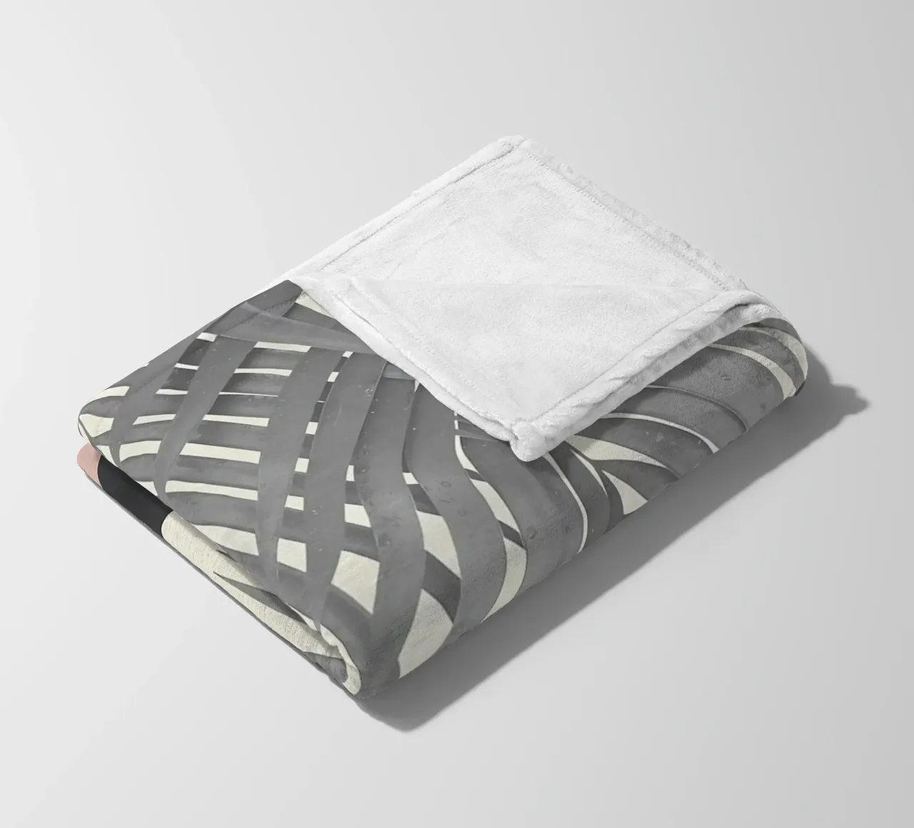 Forme astratte Palm 2 coperta in pile da Nicholas Campbell