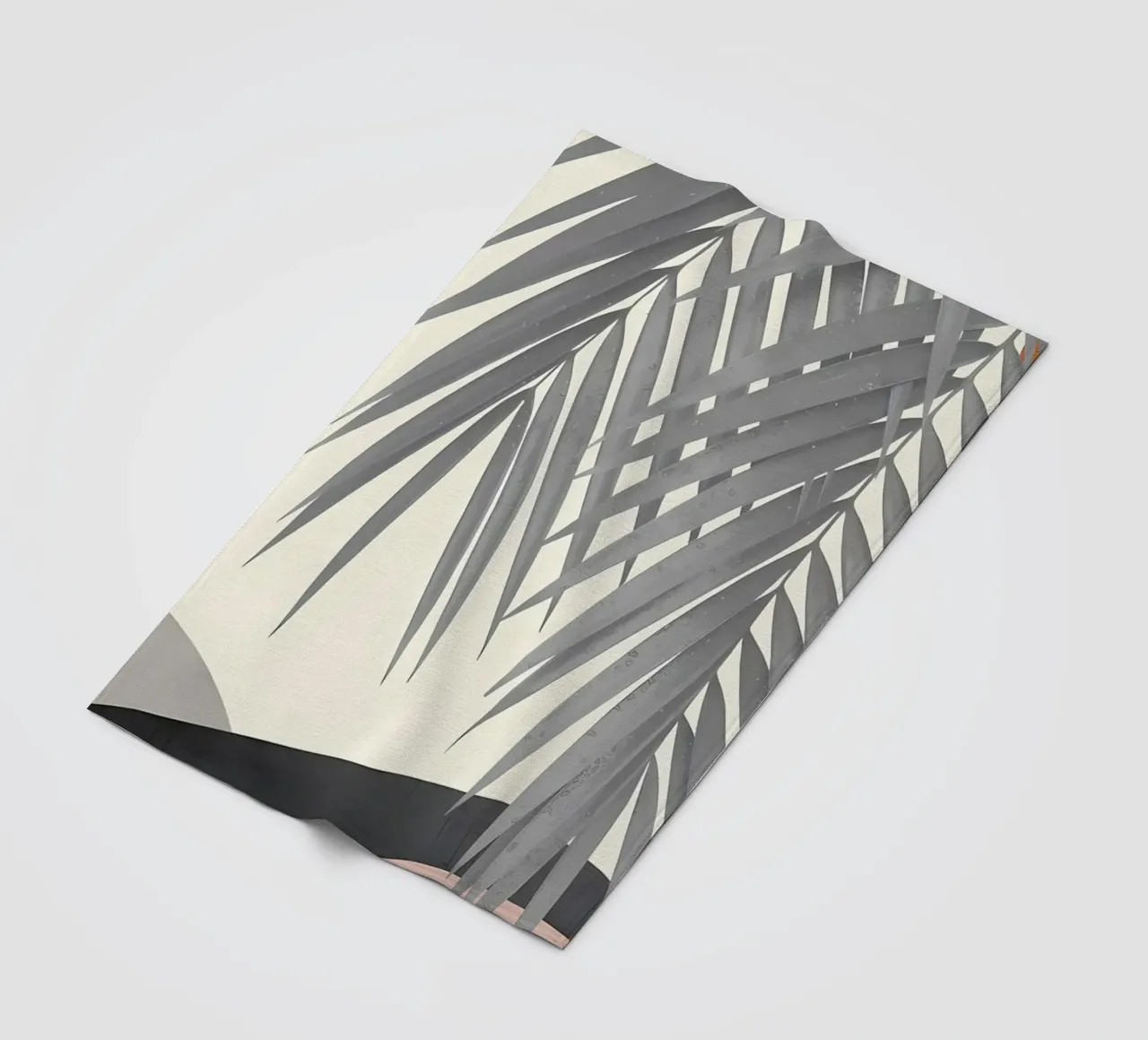 Forme astratte Palm 2 coperta in pile da Nicholas Campbell