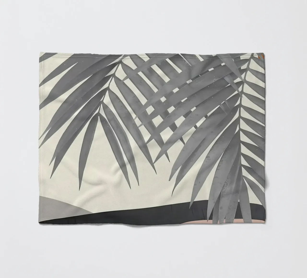 Forme astratte Palm 2 coperta in pile da Nicholas Campbell