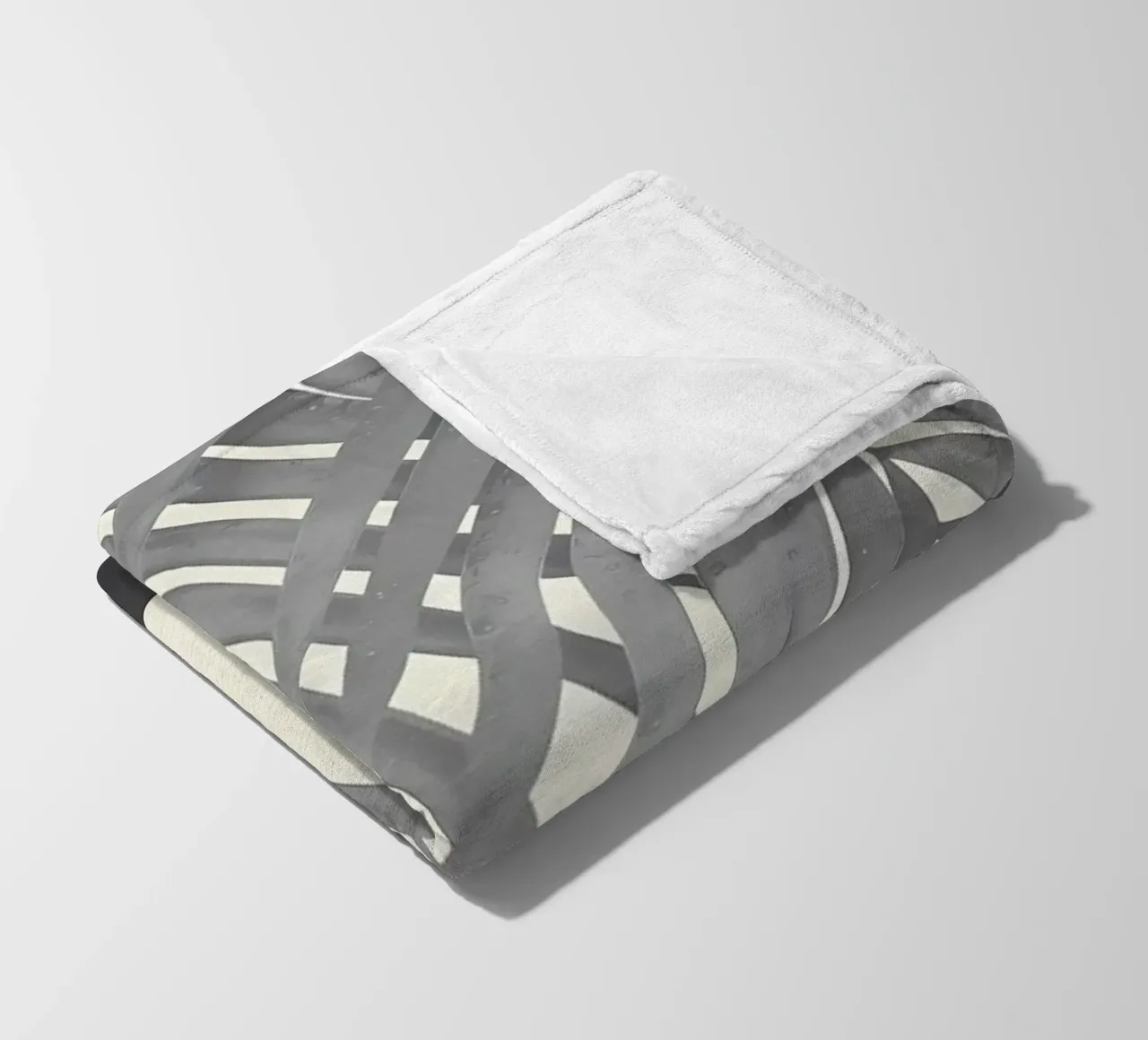 Forme astratte Palm 2 coperta in pile da Nicholas Campbell