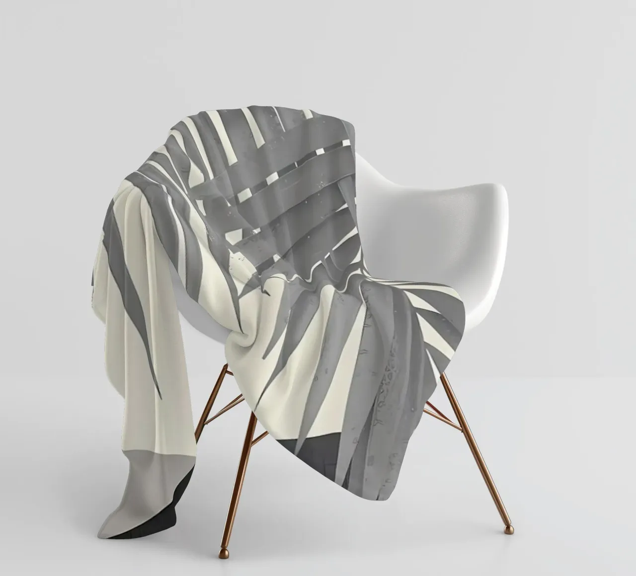 Forme astratte Palm 2 coperta in pile da Nicholas Campbell