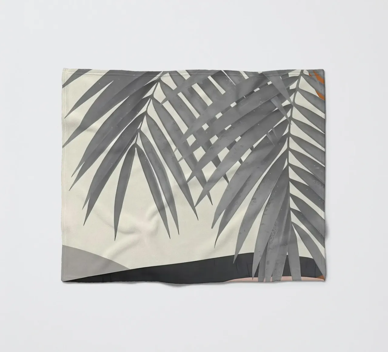 Forme astratte Palm 2 coperta in pile da Nicholas Campbell