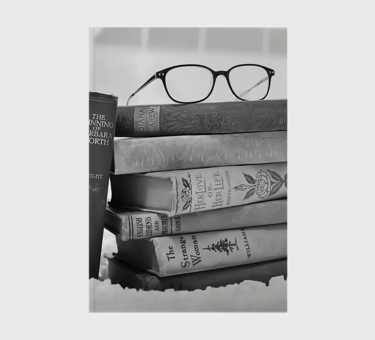 Stack of books notebook by Aiden Garcia