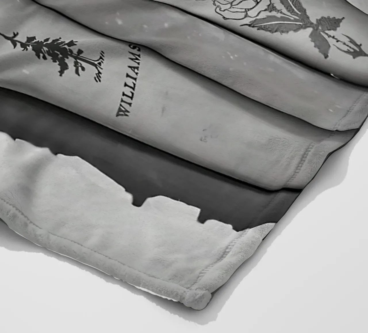 Stack of books fleece blanket by Aiden Garcia