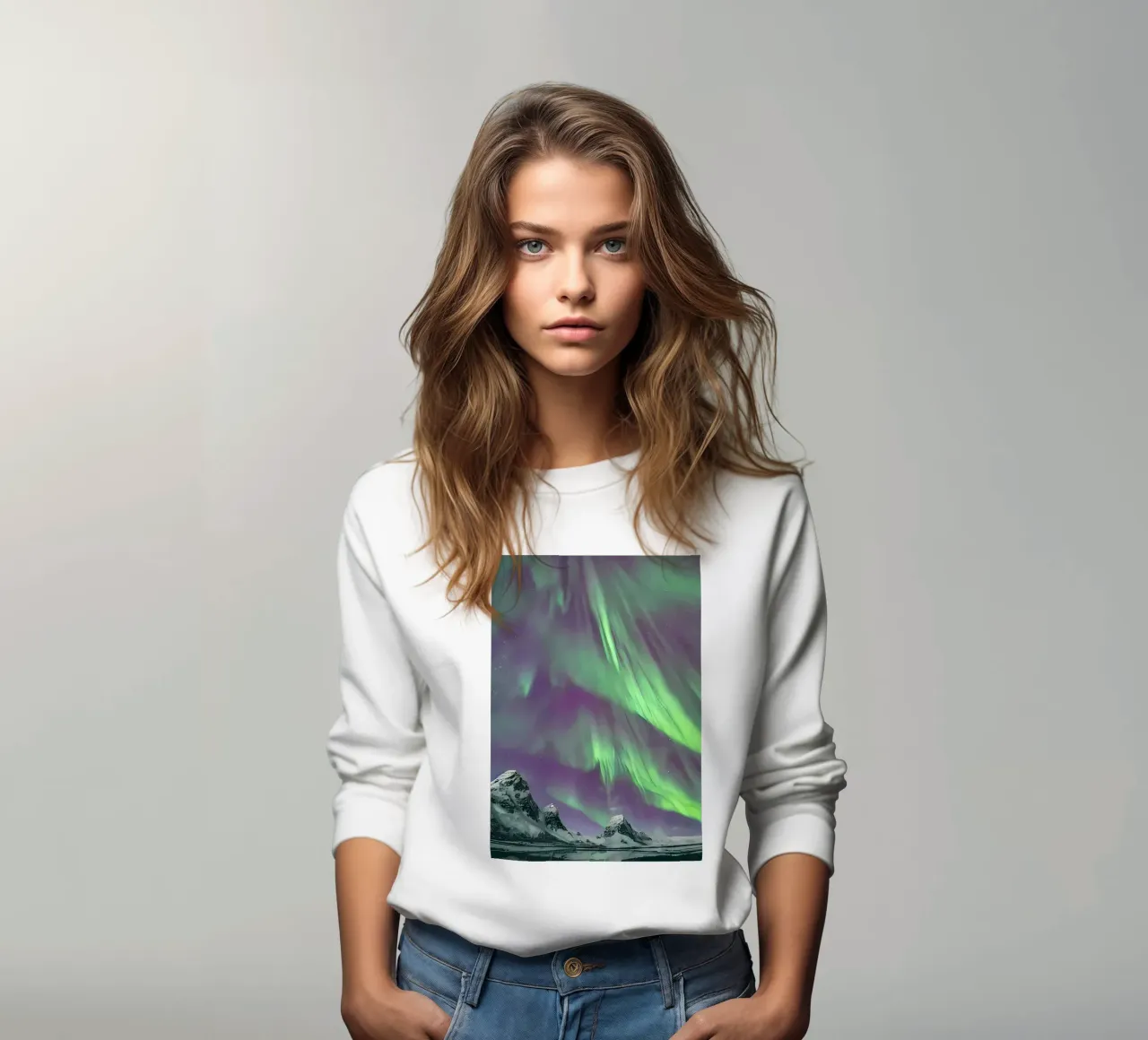 luci notturne verdi felpa da Matthew Katz