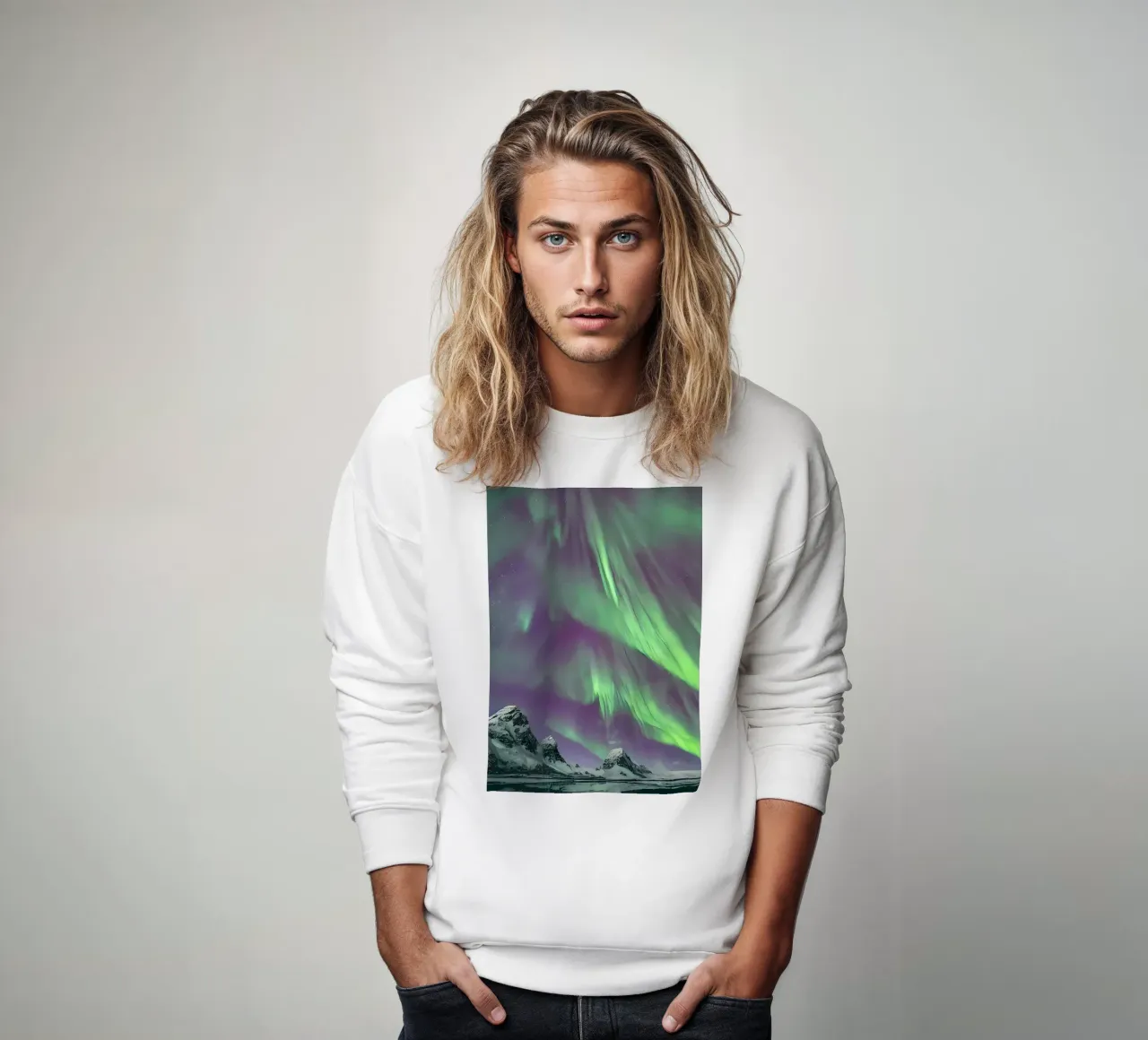 luci notturne verdi felpa da Matthew Katz