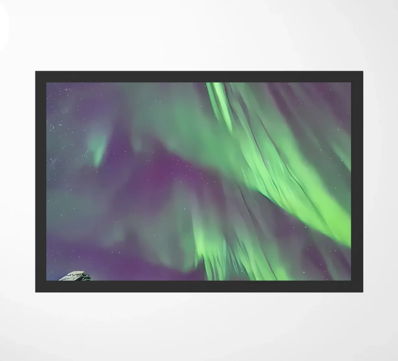 green night lights doormat by Matthew Katz