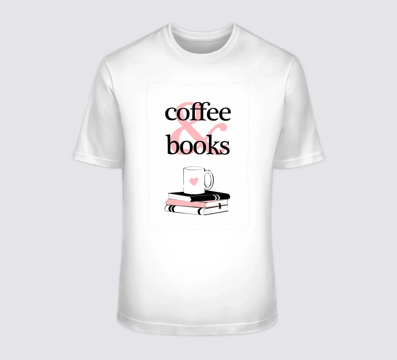 Caffè e libri t-shirt da Aiden Garcia