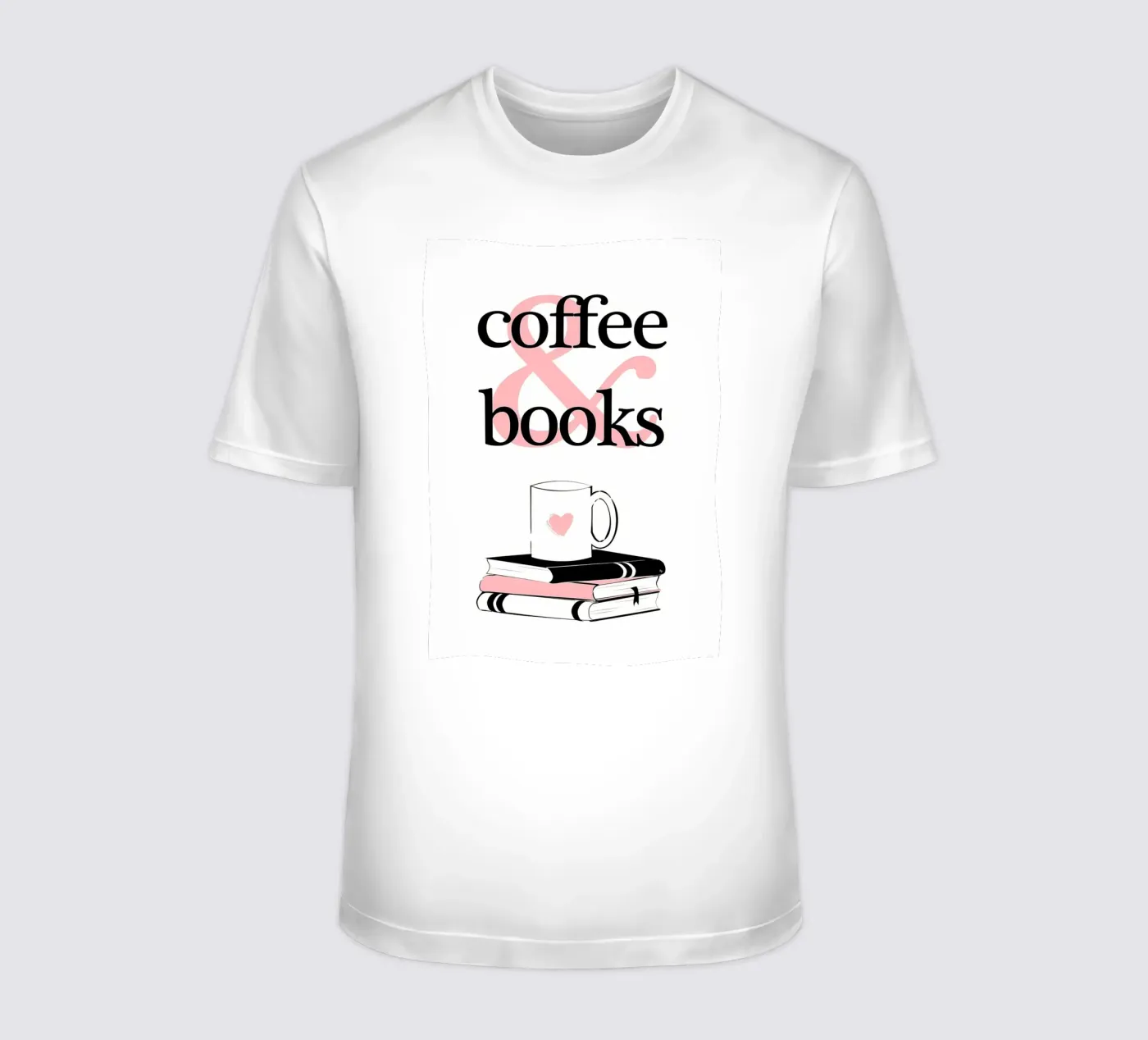 Coffee and books t-shirt da Aiden Garcia