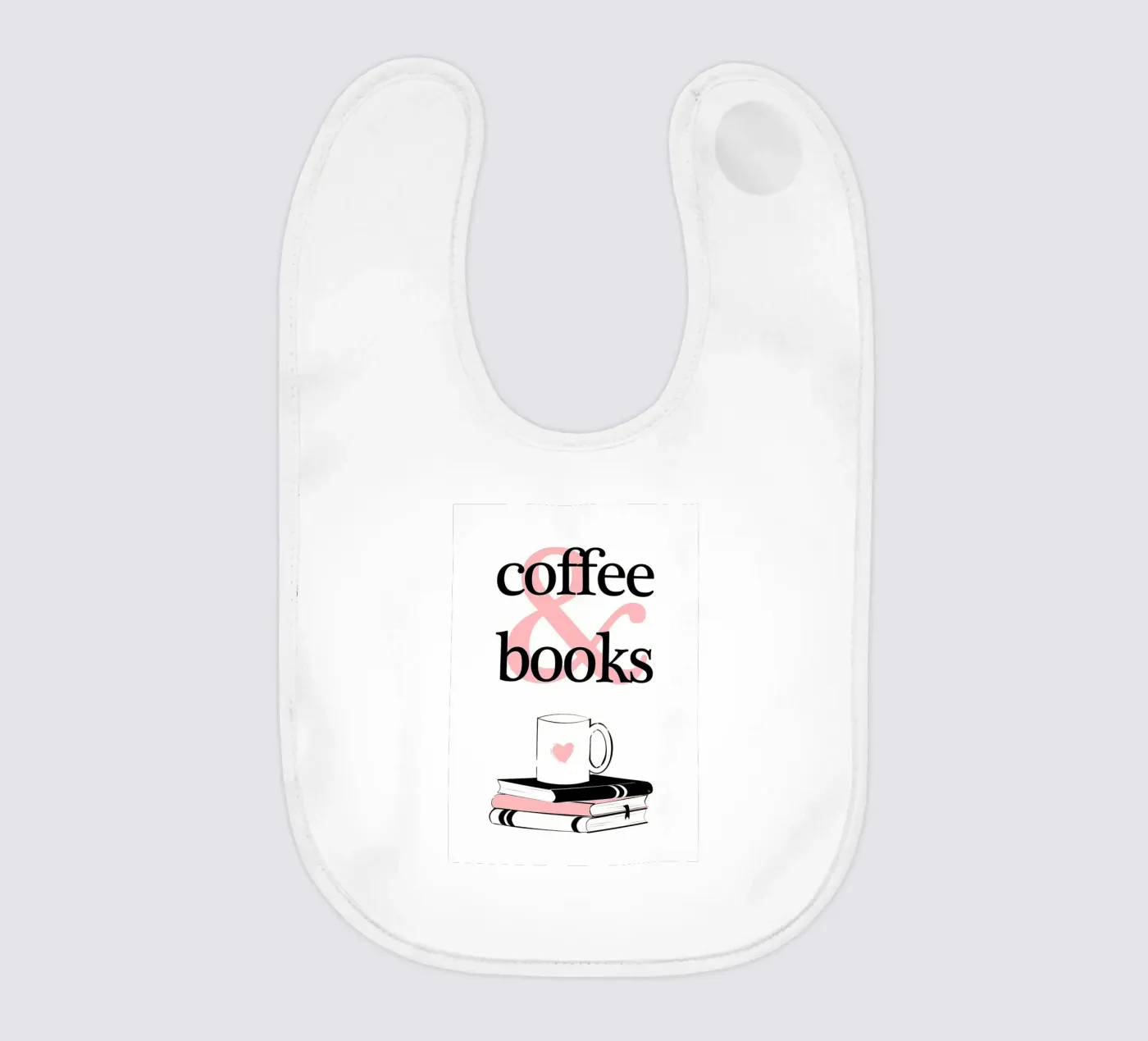 Coffee and books bavaglino da Aiden Garcia