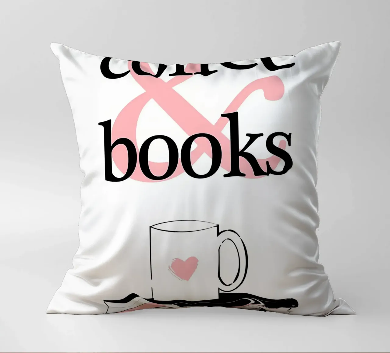 Caffè e libri cuscino da Aiden Garcia