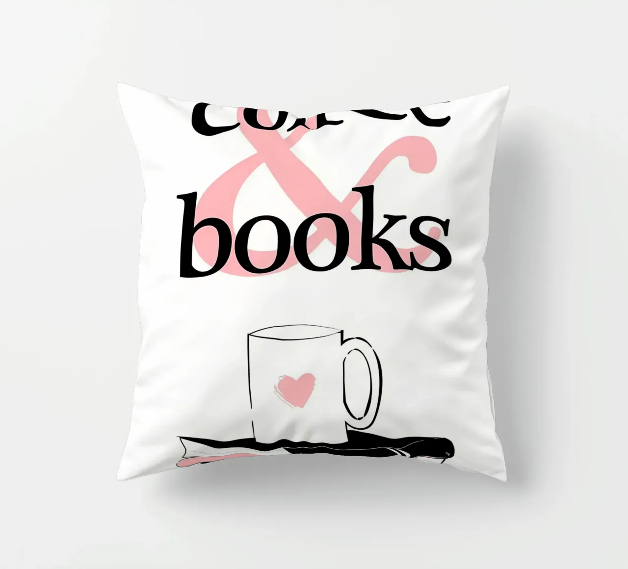 Caffè e libri cuscino da Aiden Garcia