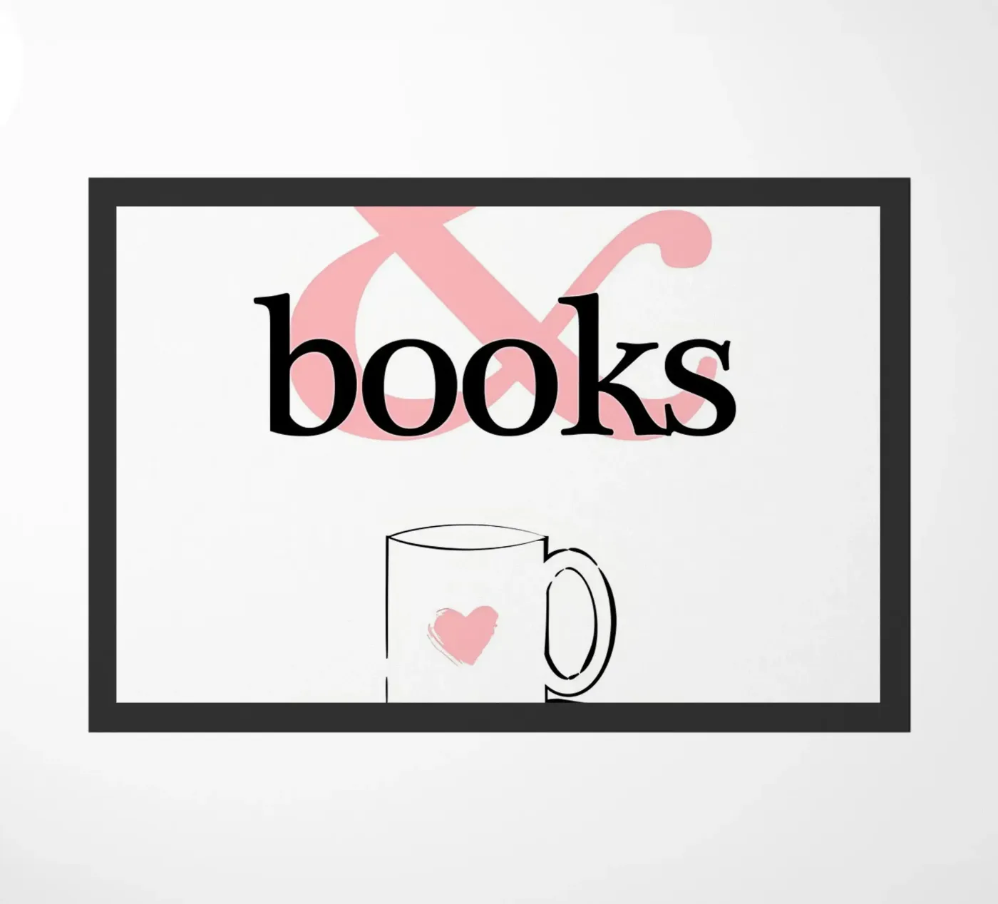 Koffie en boeken deurmat van Aiden Garcia