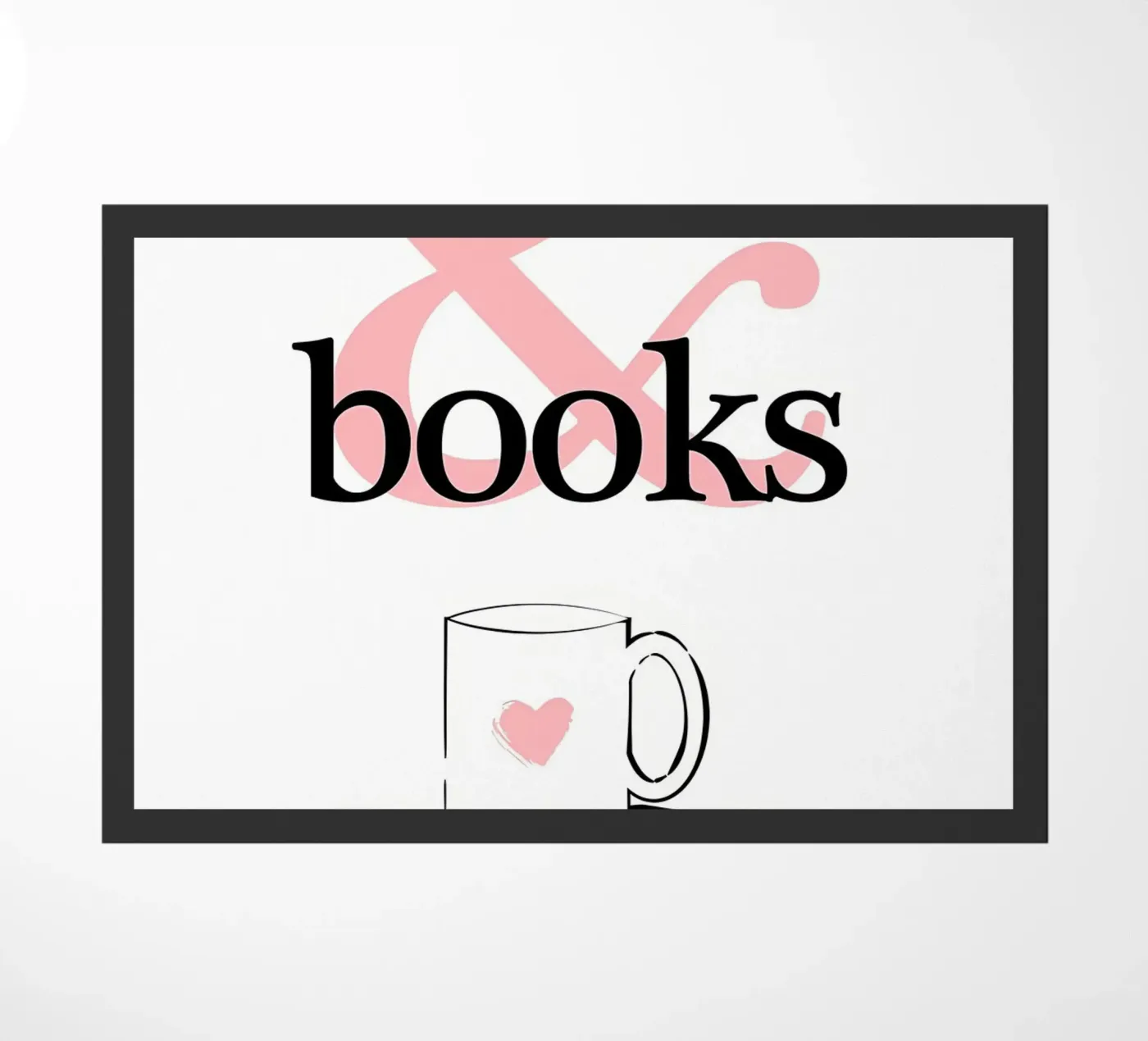 Caffè e libri zerbino da Aiden Garcia