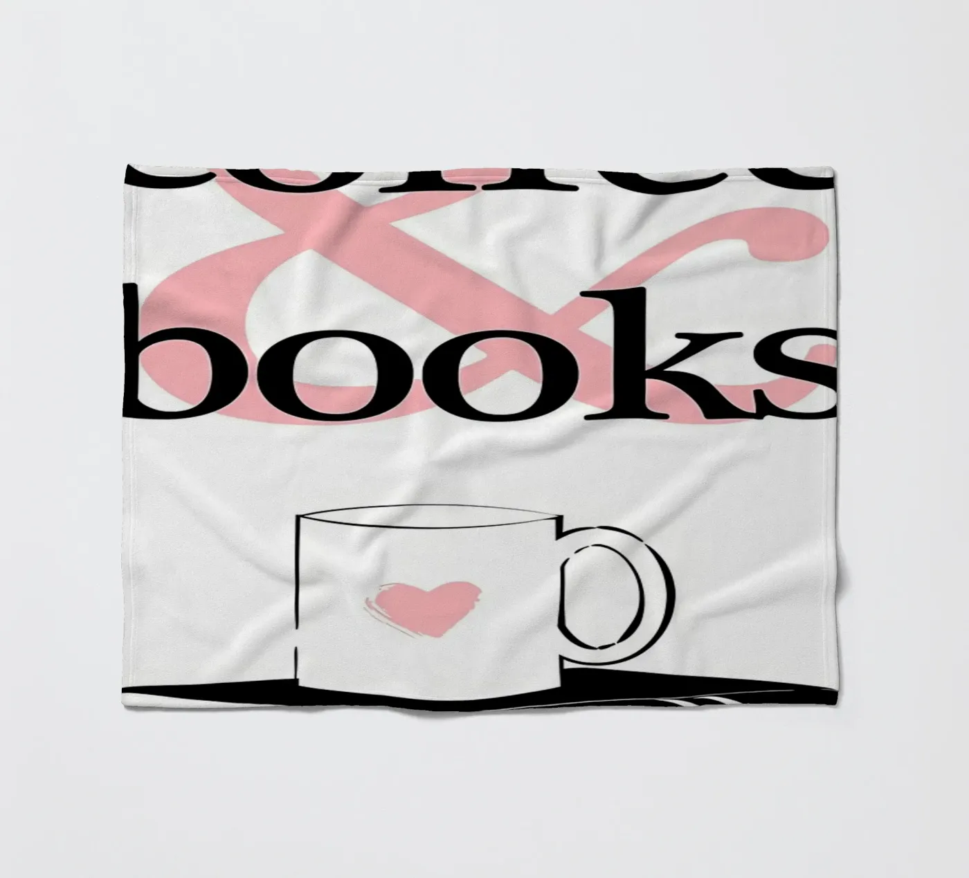 Coffee and books plaid polaire de Aiden Garcia