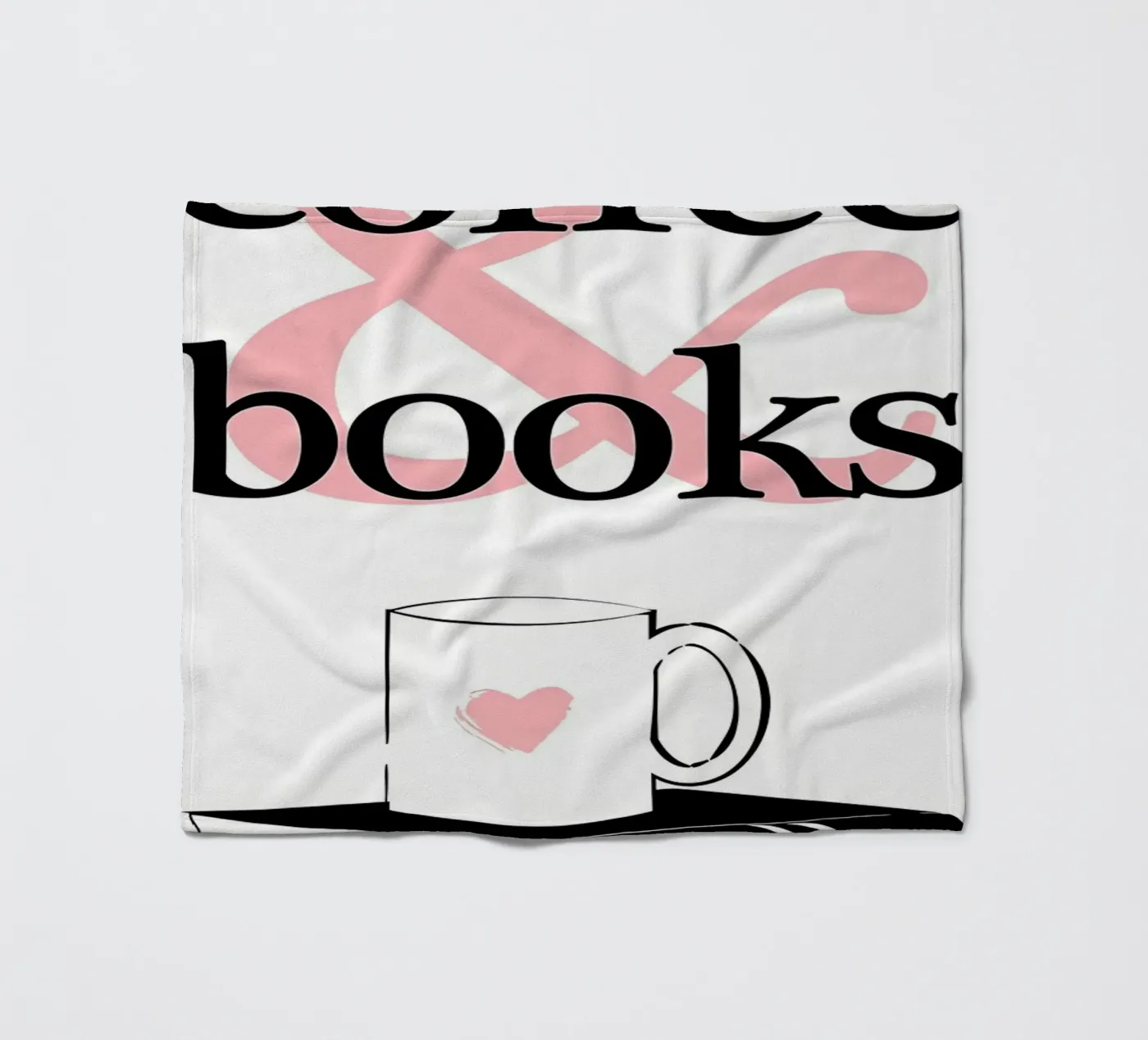 Coffee and books plaid polaire de Aiden Garcia