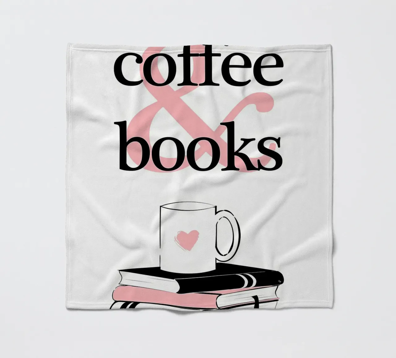 Caffè e libri coperta in pile da Aiden Garcia