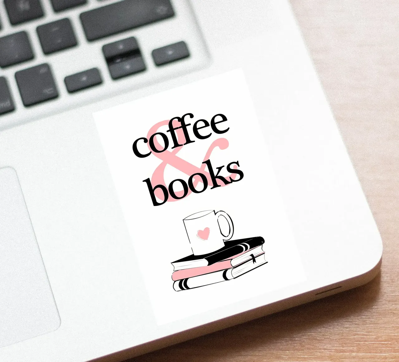 Caffè e libri adesivo da Aiden Garcia