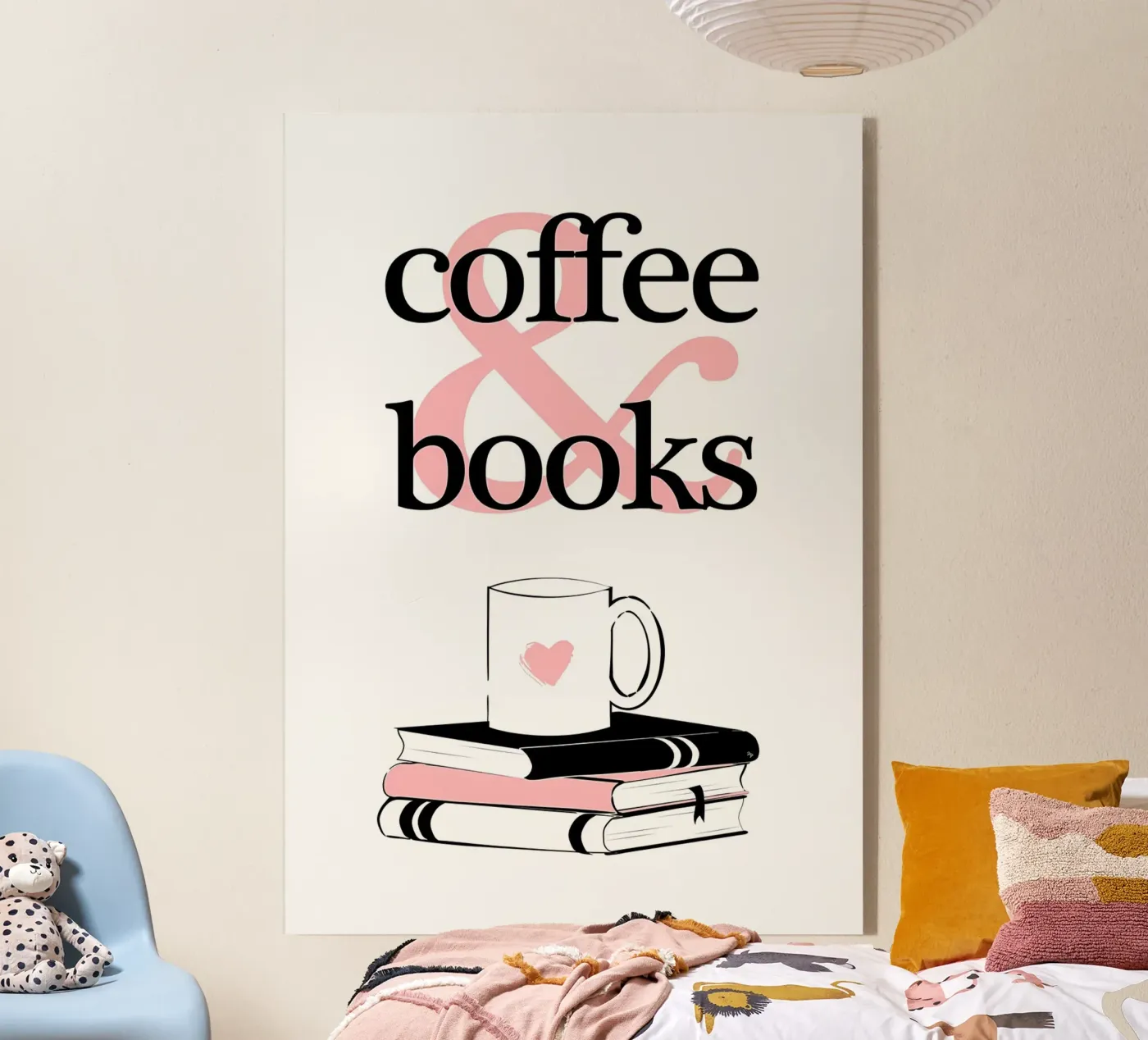 Coffee and books Acryl-Glas von Aiden Garcia