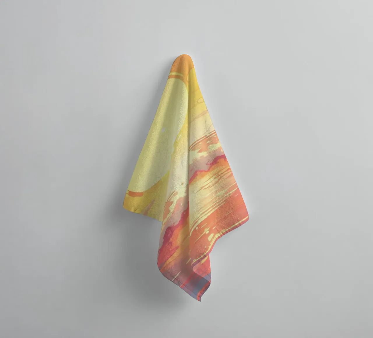 Sunset Ocean Scene towel by Bartosz Powalka