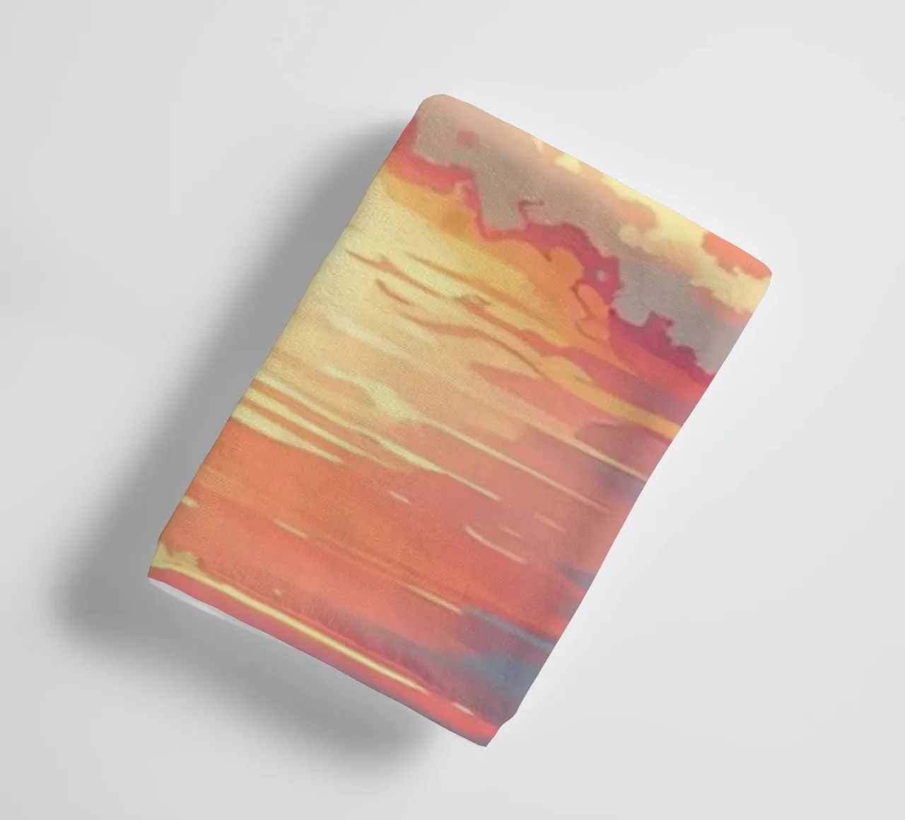 Sunset Ocean Scene towel by Bartosz Powalka